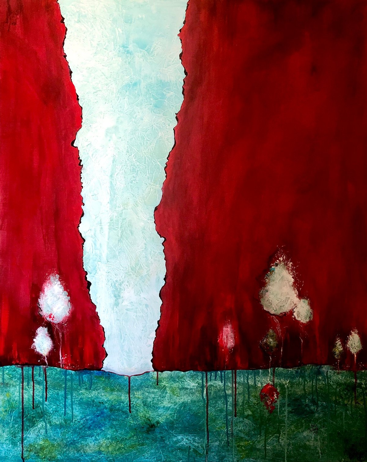 Hope — original painting by Lucia Tužinská